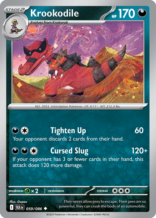 Black Bolt - 059/086 - Krookodile