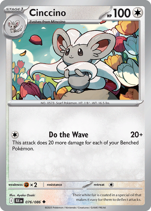 Black Bolt - 076/086 - Cinccino