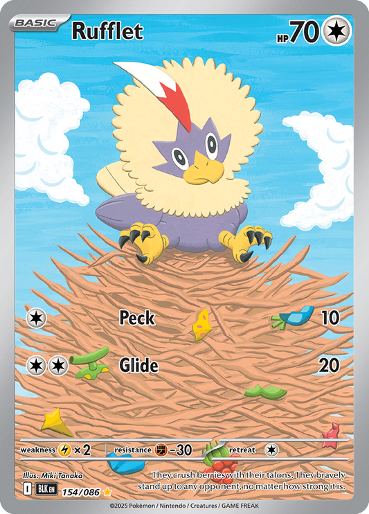 Black Bolt - 154/086 - Rufflet