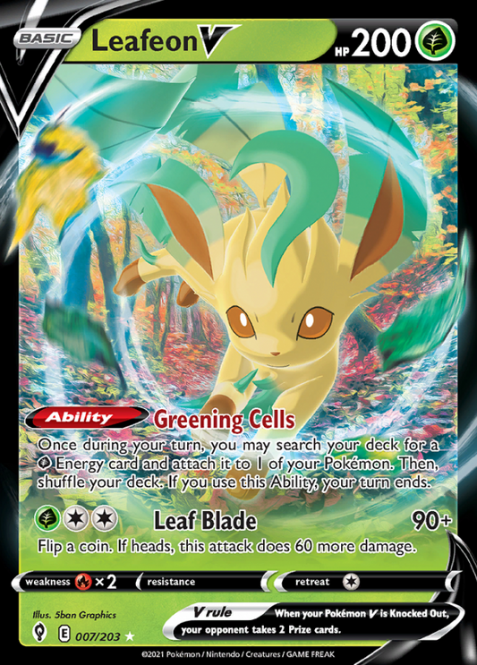 Evolving Skies - 007/203 - Leafeon V
