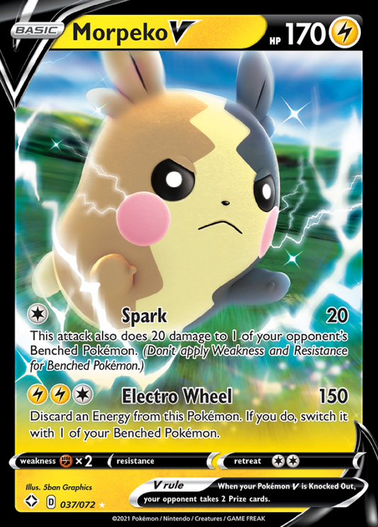 Shining Fates - 037/072 - Morpeko V