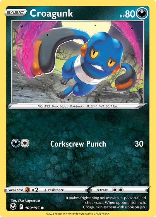 Silver Tempest - 109/195 - Croagunk