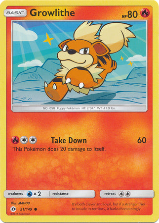 Sun & Moon - 021/149 - Growlithe