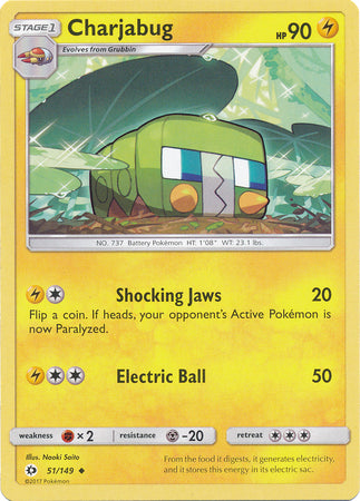 Sun & Moon - 051/149 - Charjabug