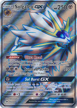 Sun & Moon - 143/149 - Solgaleo GX