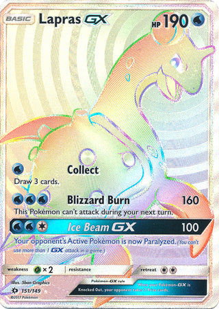 Sun & Moon - 151/149 - Lapras GX