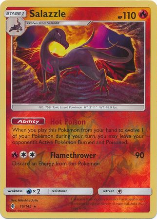 Guardians Rising - 016/145 - Salazzle - Reverse Holo