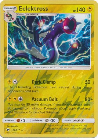 Burning Shadows - 046/147 - Eelektross - Reverse Holo
