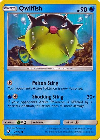 Shining Legends - 021/073 - Qwilfish