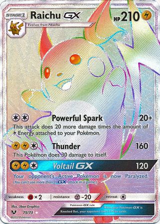 Shining Legends - 075/073 - Raichu GX