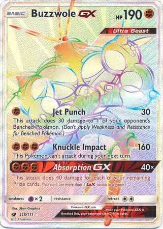Crimson Invasion - 115/111 - Buzzwole GX