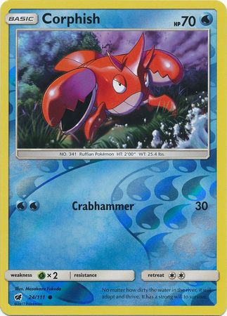 Crimson Invasion - 024/111 - Corphish - Reverse Holo
