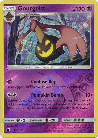 Crimson Invasion - 045/111 - Gourgeist - Reverse Holo