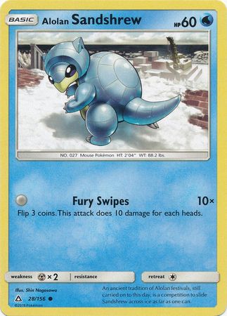 Ultra Prism - 028/156 - Alolan Sandshrew