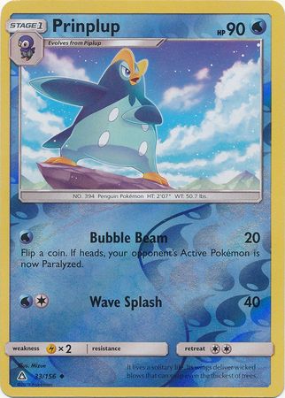 Ultra Prism - 033/156 - Prinplup - Reverse Holo