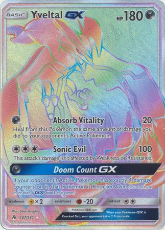 Forbidden Light - 137/131 - Yveltal GX
