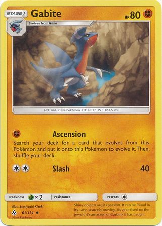 Forbidden Light - 061/131 - Gabite