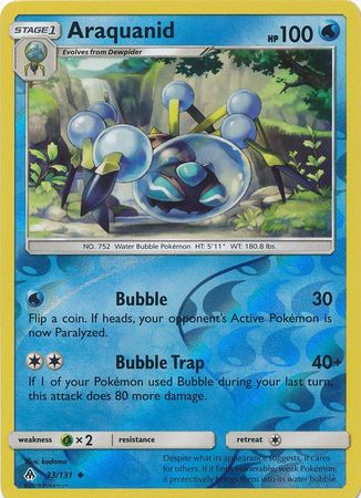 Forbidden Light - 033/131 - Araquanid - Reverse Holo