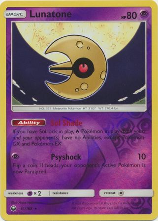 Celestial Storm - 061/168 - Lunatone - Reverse Holo