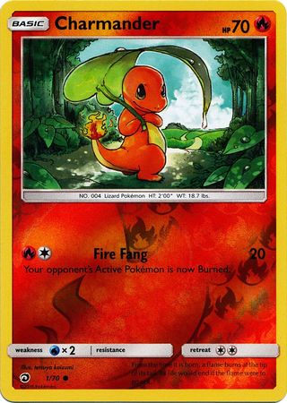 Dragon Majesty - 001/070 - Charmander - Reverse Holo