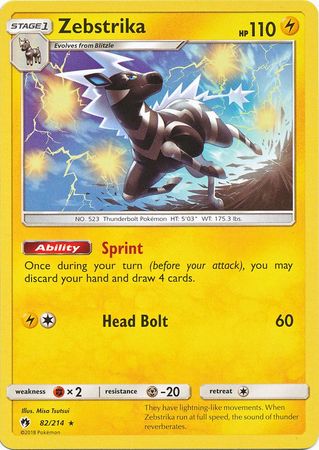 Lost Thunder - 082/214 - Zebstrika