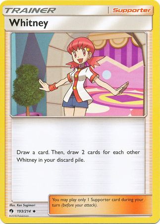 Lost Thunder - 193/214 - Whitney