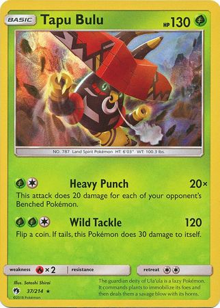 Lost Thunder - 037/214 - Tapu Bulu - Holo