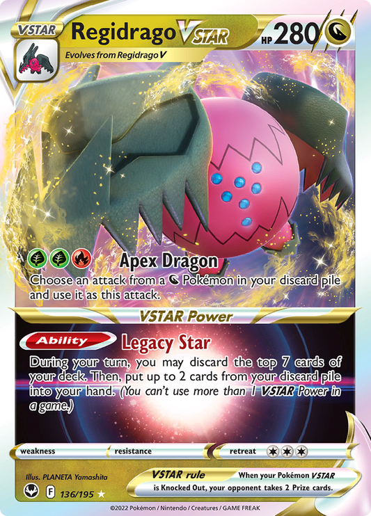 Silver Tempest - 136/195 - Regidrago VSTAR
