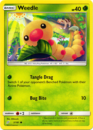 Team Up - 002/181 - Weedle