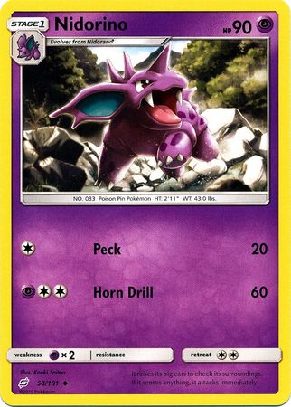 Team Up - 058/181 - Nidorino
