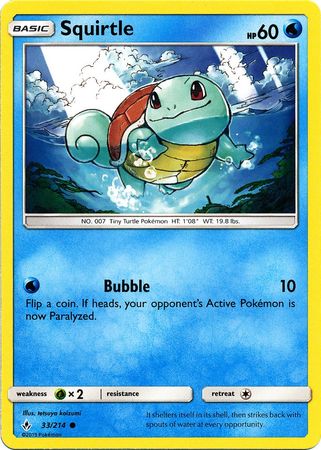 Unbroken Bonds - 033/214 - Squirtle