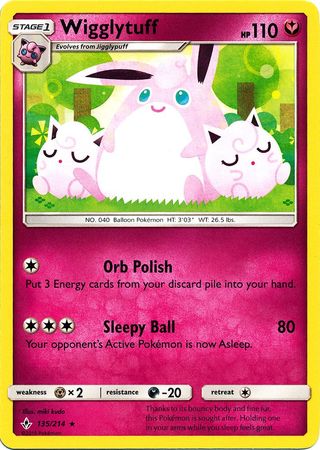 Unbroken Bonds - 135/214 - Wigglytuff