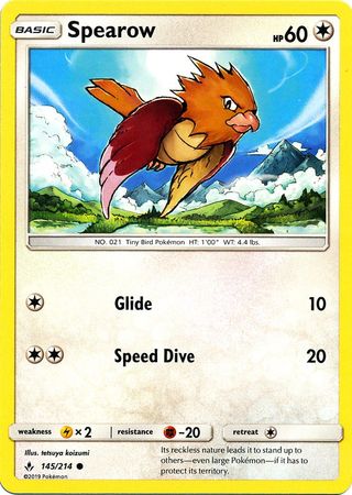 Unbroken Bonds - 145/214 - Spearow