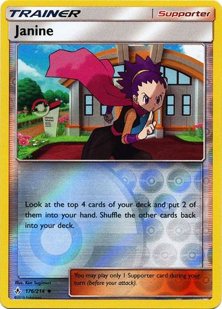 Unbroken Bonds - 176/214 - Janine - Reverse Holo