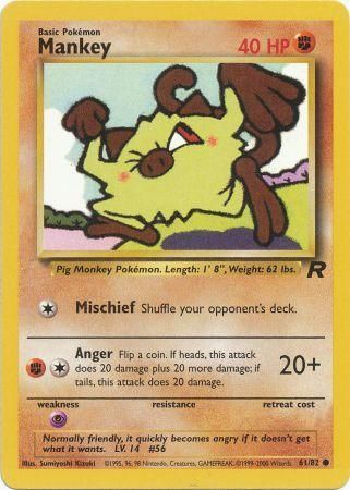 Team Rocket - 061/082 - Mankey