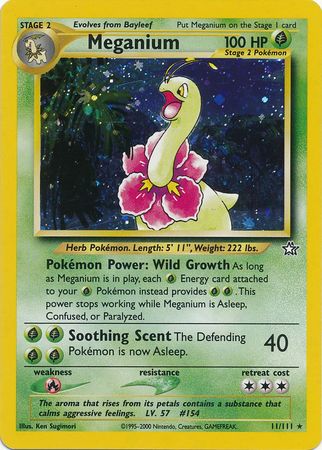 Neo Genesis - 011/111 - Meganium - Holo