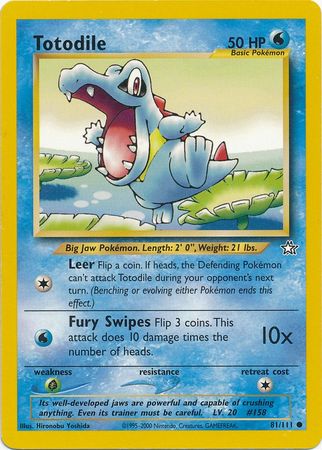 Neo Genesis - 081/111 - Totodile