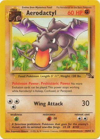 Fossil - 016/062 - Aerodactyl