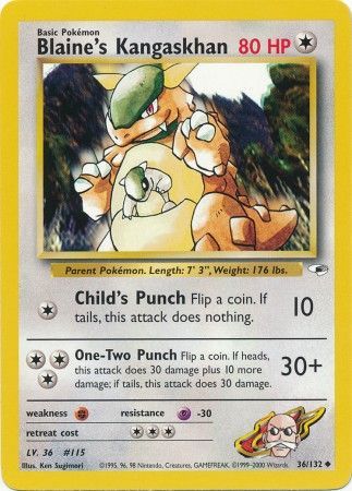 Gym Heroes - 036/132 - Blaine's Kangaskhan