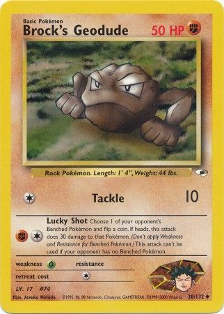 Gym Heroes - 038/132 - Brock's Geodude
