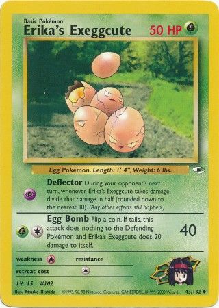 Gym Heroes - 043/132 - Erika's Exeggcute