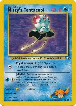 Gym Heroes - 032/132 - Misty's Tentacool