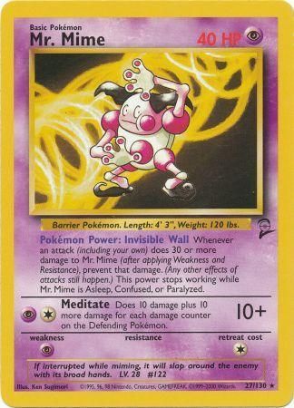 Base Set 2 - 027/130 - Mr. Mime