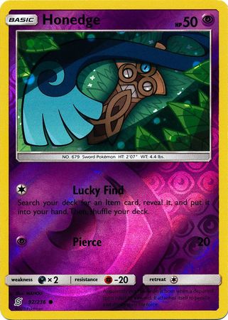 Unified Minds - 092/236 - Honedge - Reverse Holo