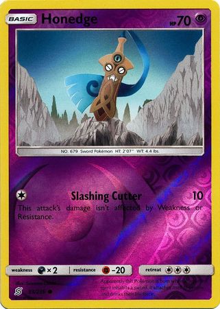 Unified Minds - 093/236 - Honedge - Reverse Holo