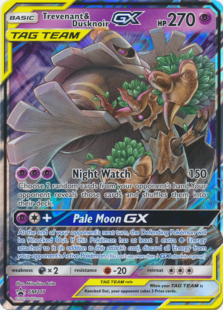 Black Star Promos - SM217 - Trevenant & Dusknoir GX (Tag Team)