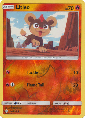 Cosmic Eclipse - 036/236 - Litleo - Reverse Holo