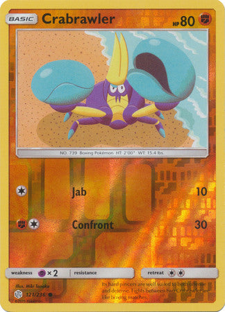 Cosmic Eclipse - 121/236 - Crabawler - Reverse Holo