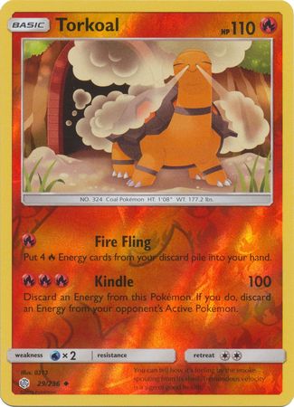 Cosmic Eclipse - 029/236 - Torkoal - Reverse Holo