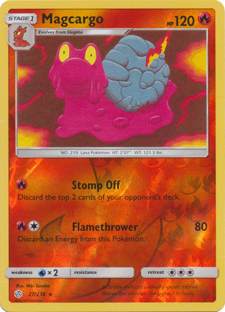 Cosmic Eclipse - 027/236 - Magcargo - Reverse Holo